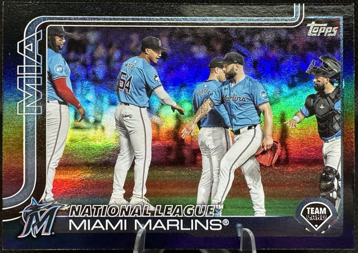 Miami Marlins [Black Rainbow] #340