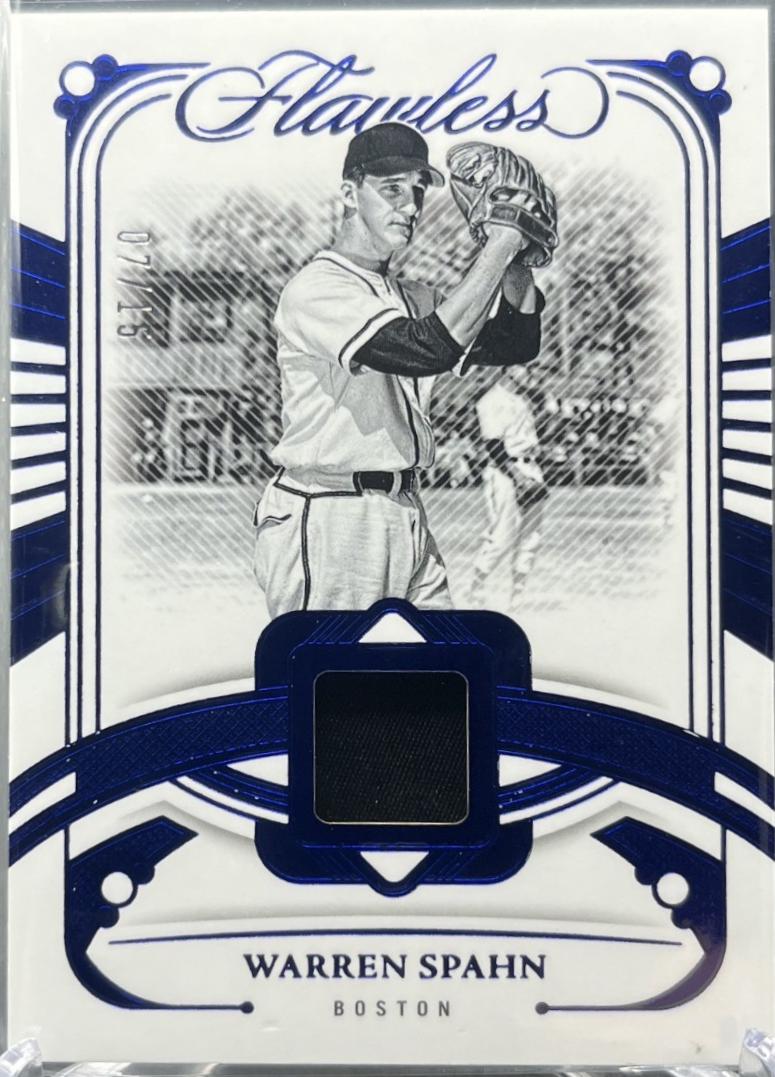 Warren Spahn [Sapphire] #FL-WSP