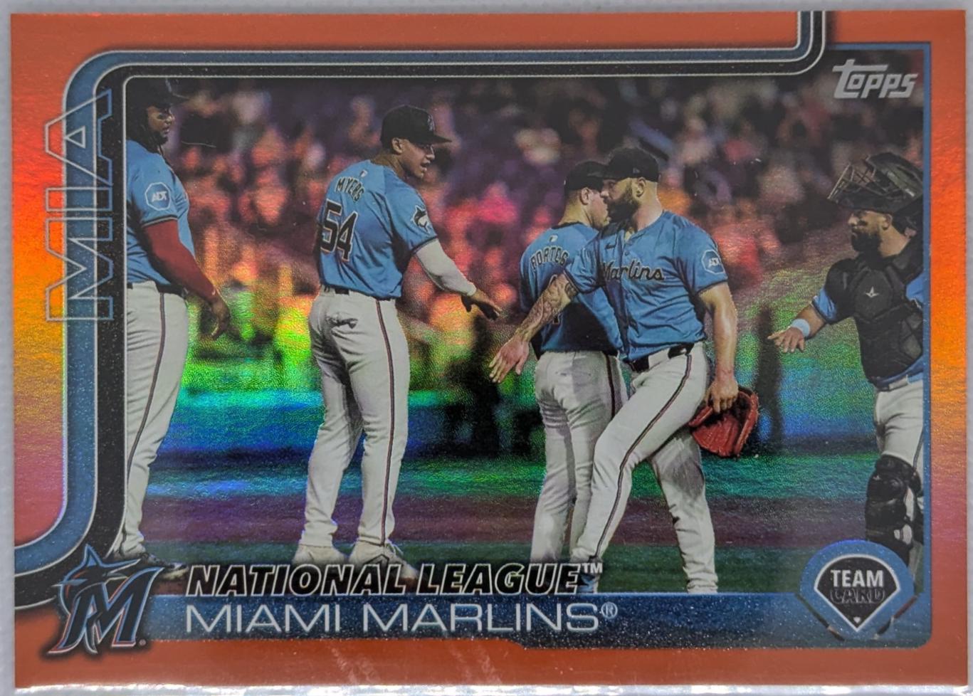 Miami Marlins [Orange Foil] #340