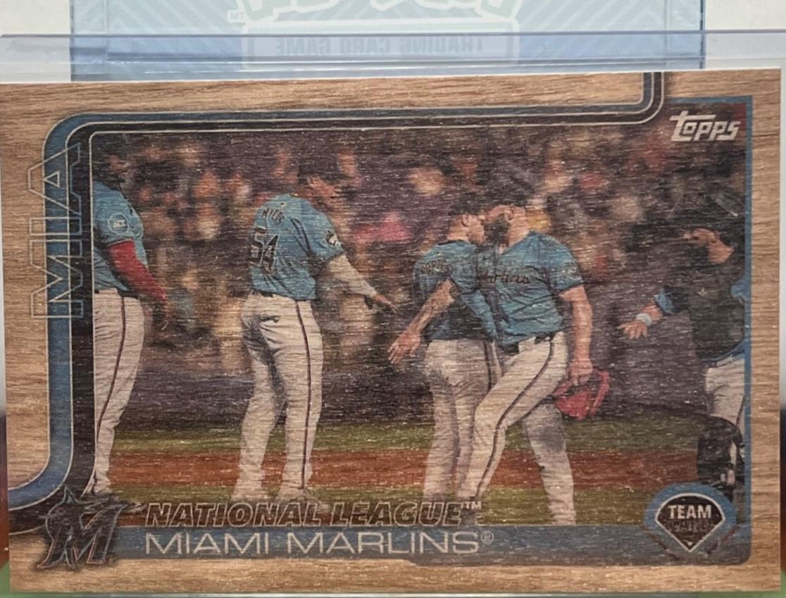 Miami Marlins [Wood] #340