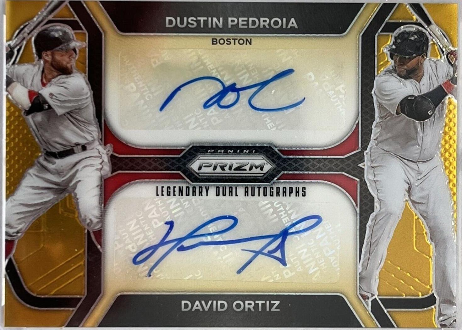 Dustin Pedroia / David Ortiz [Gold] #LDA-BOS