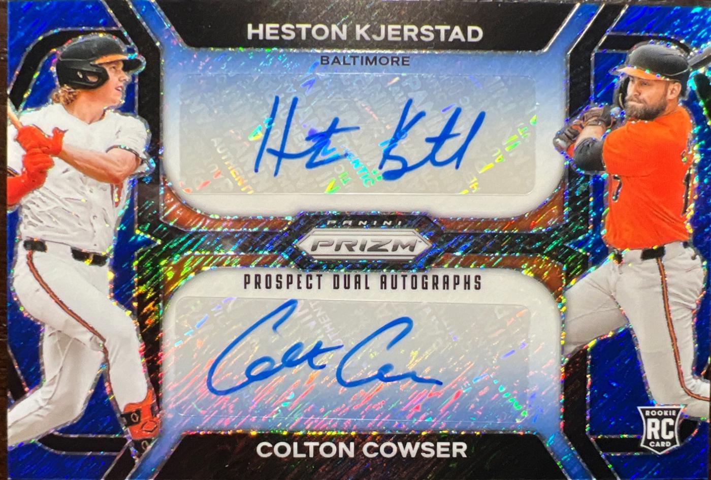 Heston Kjerstad / Colton Cowser [Blue Shimmer FOTL] #PDA-BAL