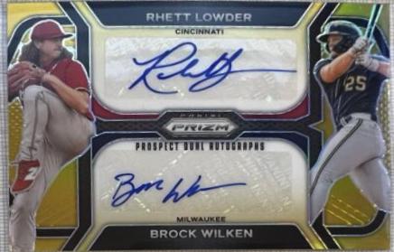 Rhett Lowder / Brock Wilken [Gold] #PDA-WF