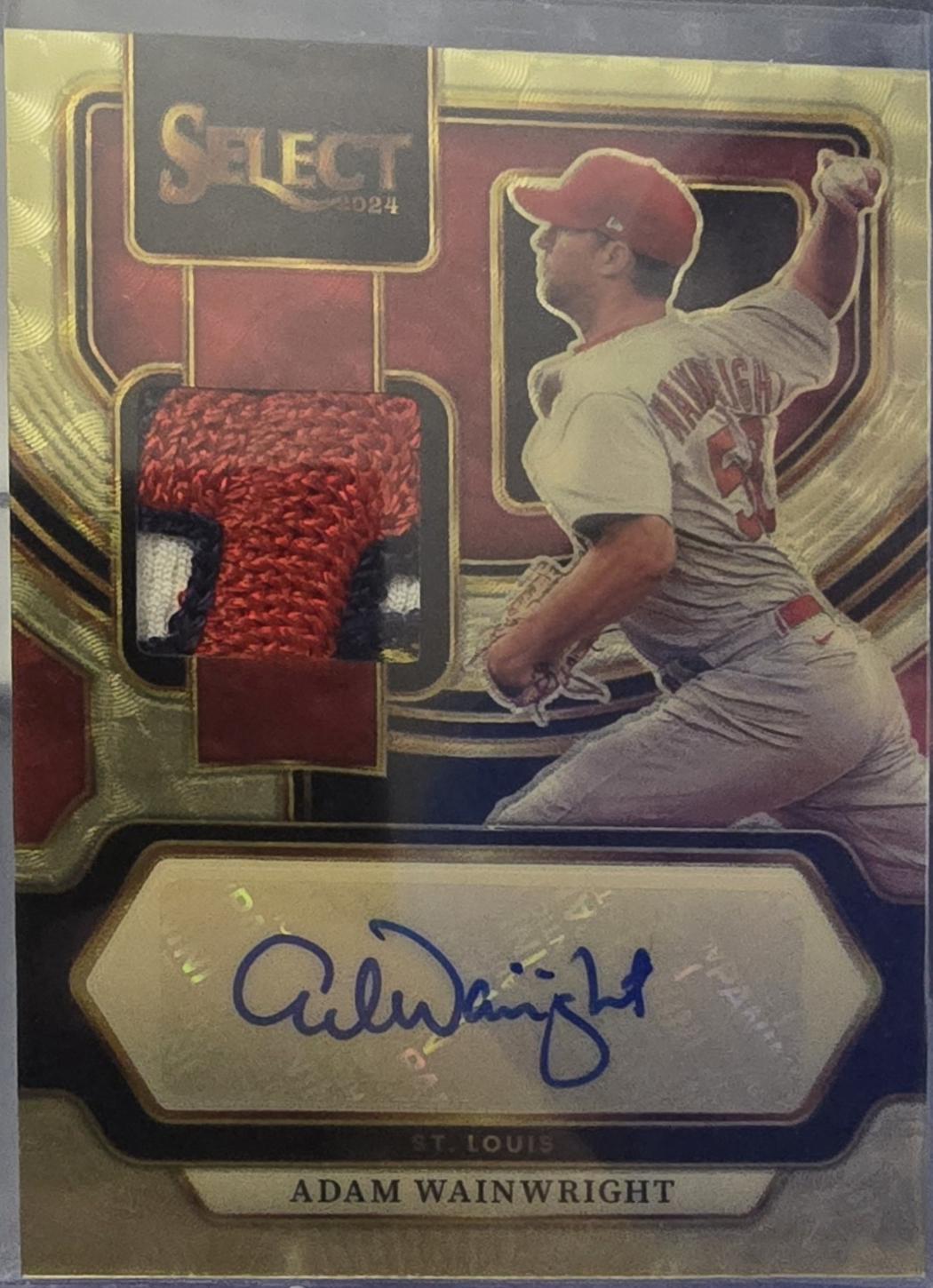 Adam Wainwright [Gold Vinyl Prizm] #AM-AW