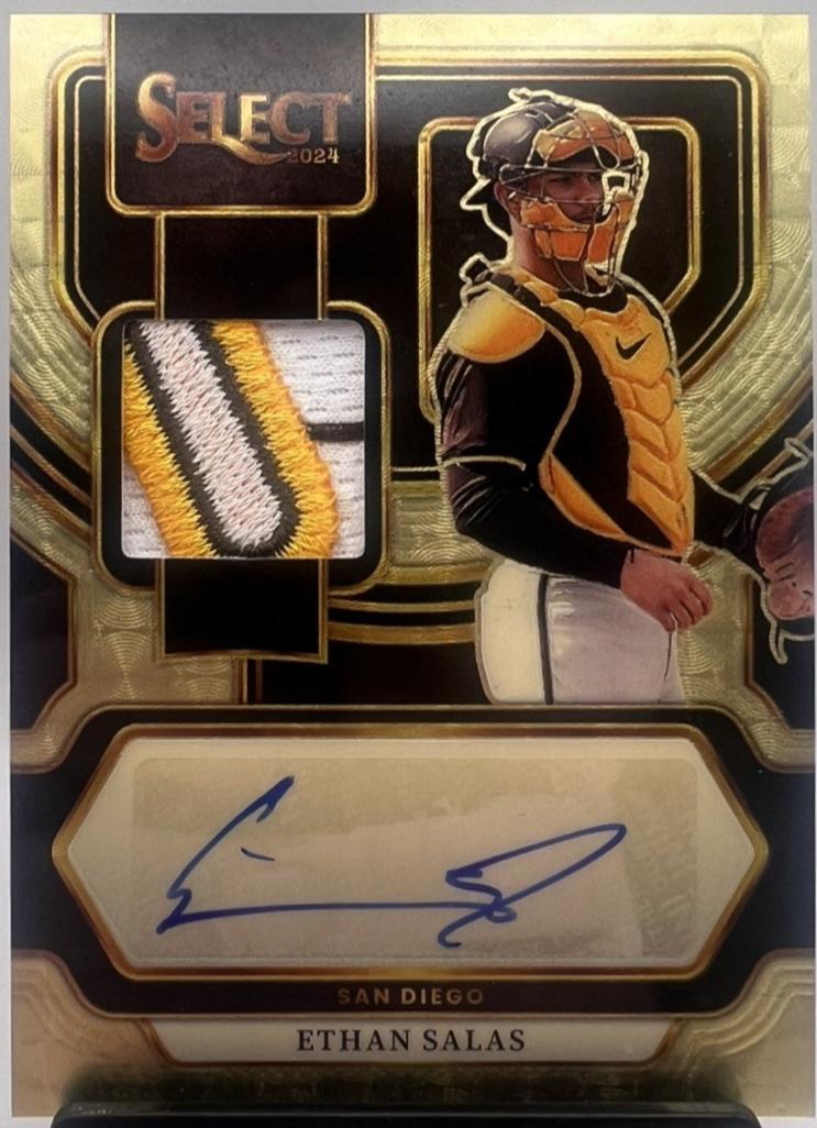 Ethan Salas [Gold Vinyl Prizm] #AM-ES