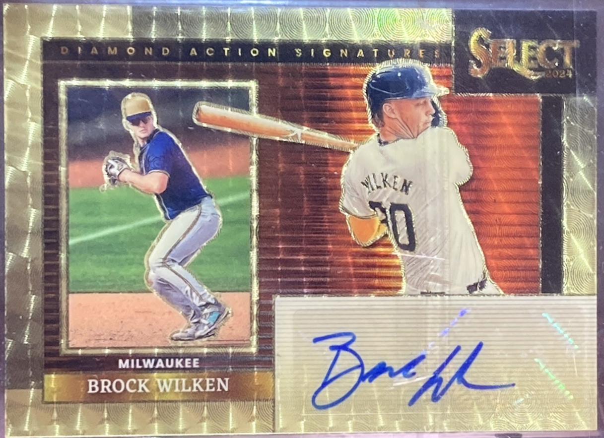Brock Wilken [Gold Vinyl Prizm] #DAS-BW