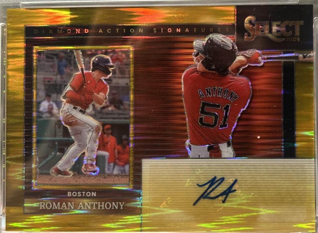 Roman Anthony [Gold Flash Prizm] #DAS-RA