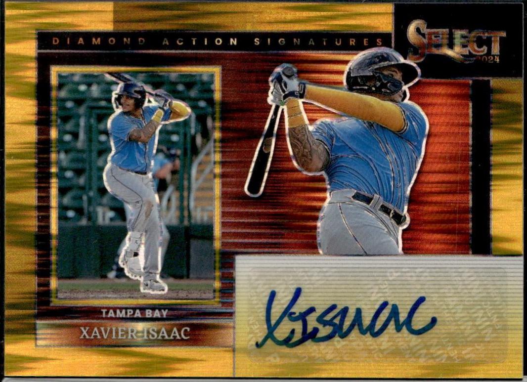 Xavier Isaac [Gold Flash Prizm] #DAS-XI
