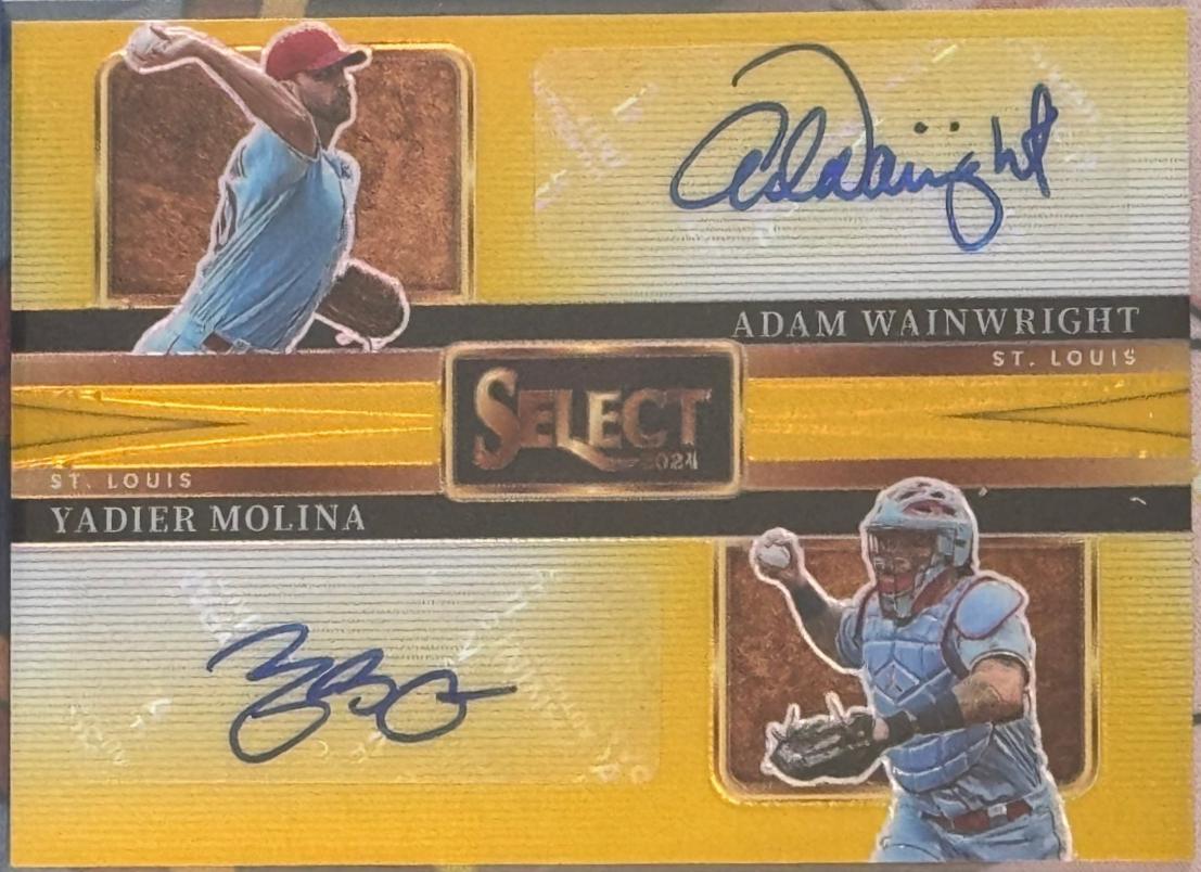 Adam Wainwright / Yadier Molina [Gold Prizm] #DS-STL