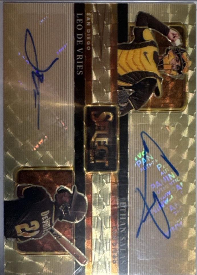 Ethan Salas / Leo De Vries [Gold Prizm] #DS-SDP