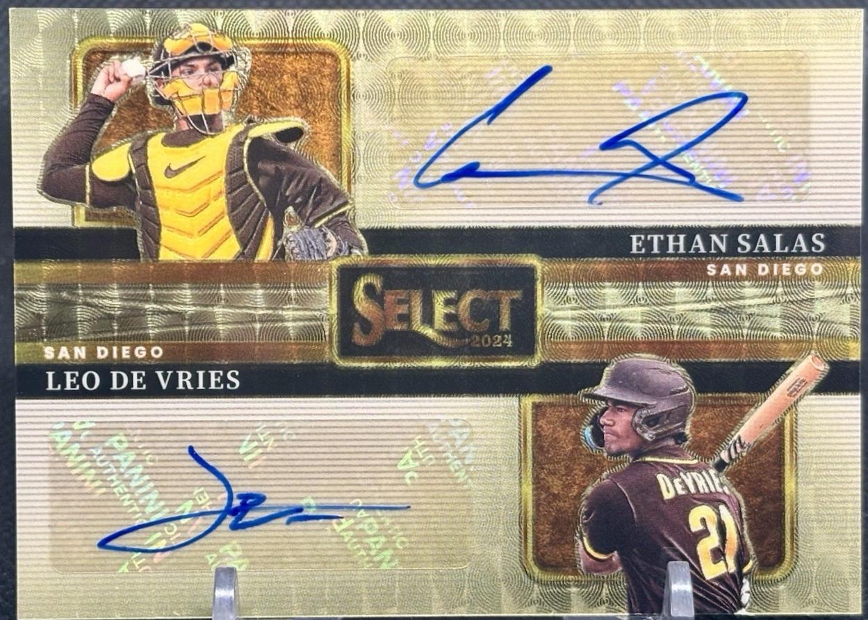 Ethan Salas / Leo De Vries [Gold Vinyl Prizm] #DS-SDP