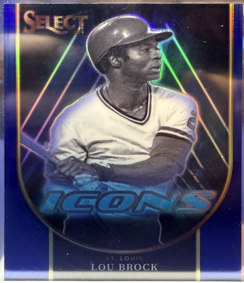 Lou Brock [Blue Prizm] #9