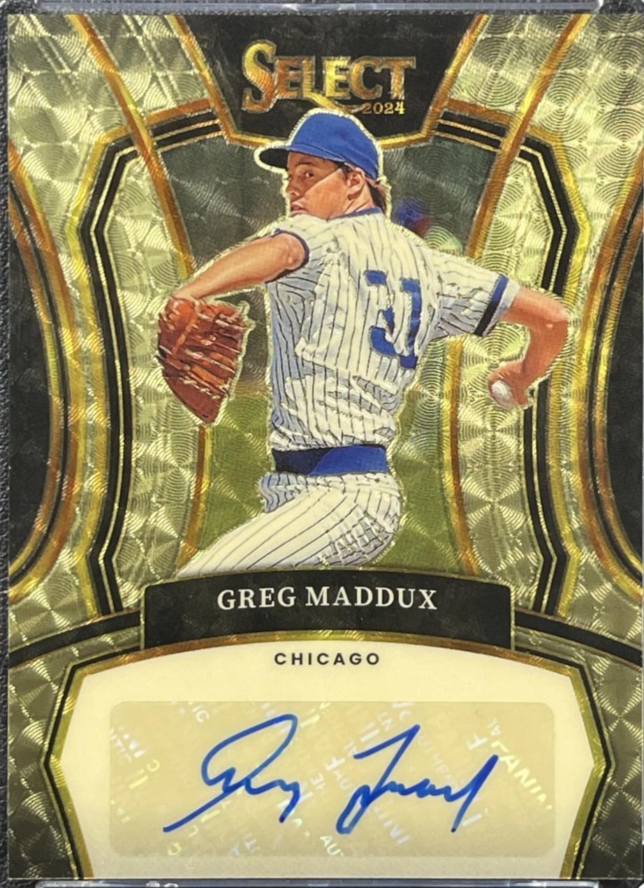 Greg Maddux [Gold Vinyl Prizm] #LEG-GM