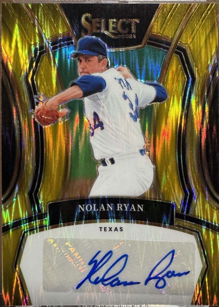 Nolan Ryan [Gold Prizm] #LEG-NR