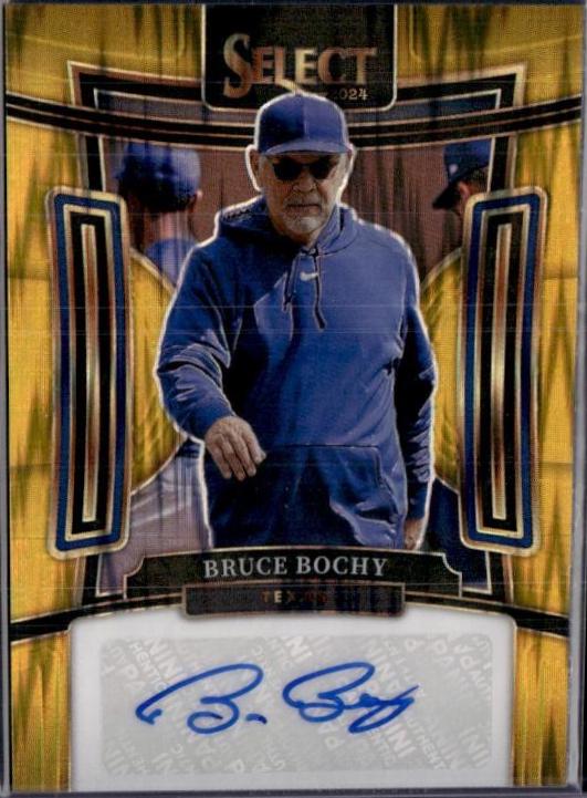 Bruce Bochy [Gold Flash Prizm] #SIG-BB