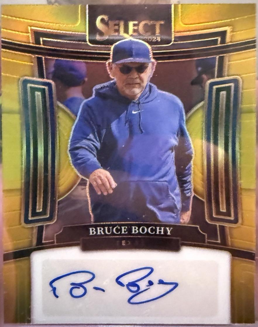 Bruce Bochy [Gold Prizm] #SIG-BB