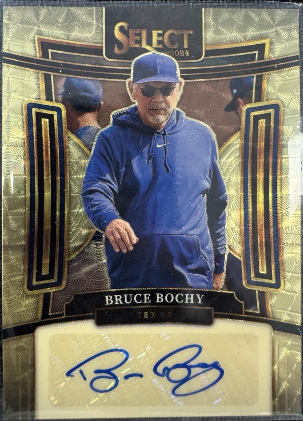 Bruce Bochy [Gold Vinyl Prizm] #SIG-BB