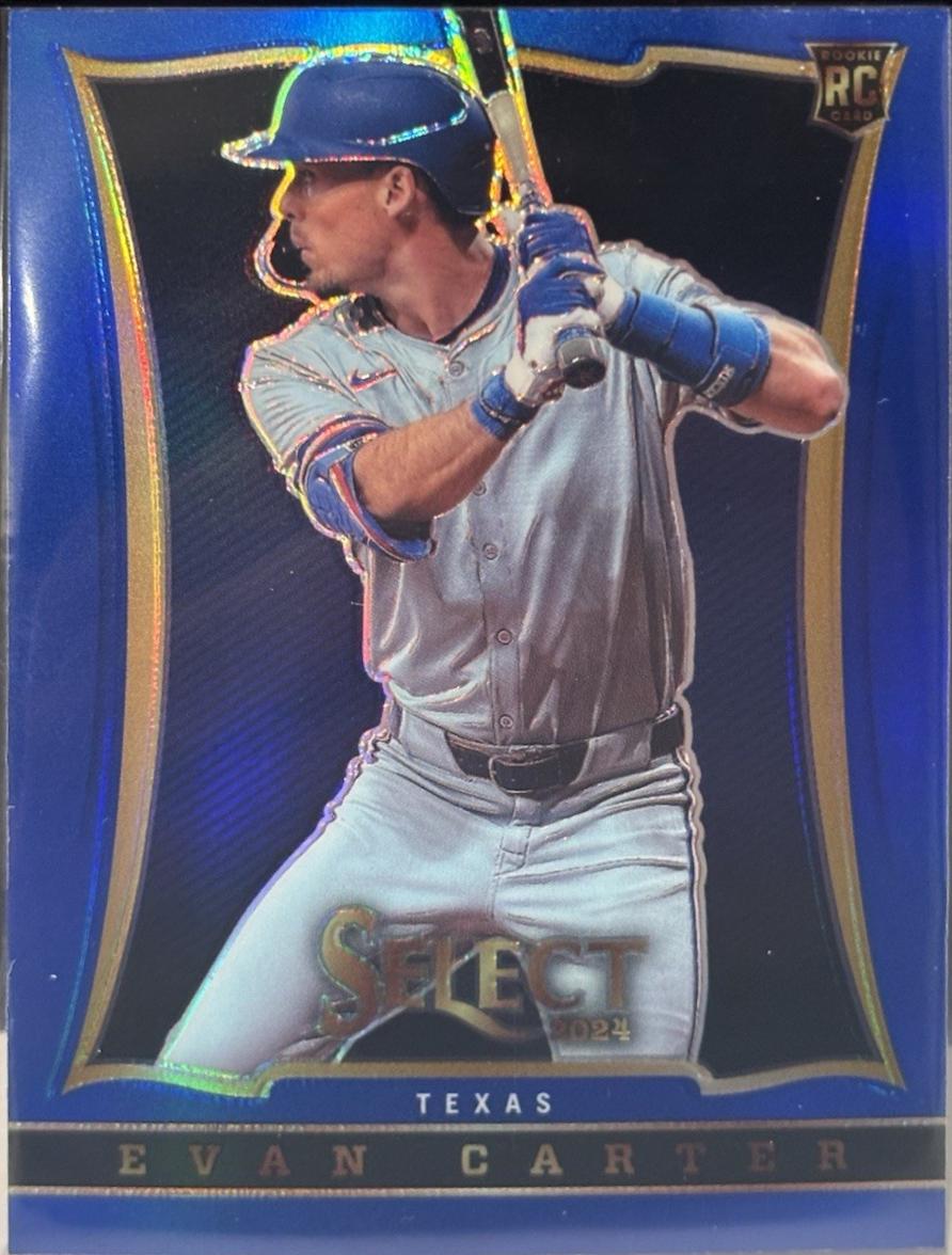 Evan Carter [Blue Prizm] #1