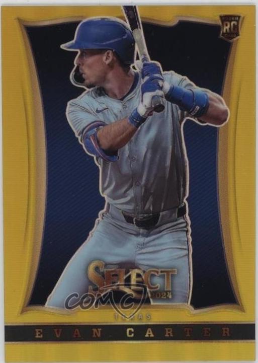 Evan Carter [Gold Prizm] #1