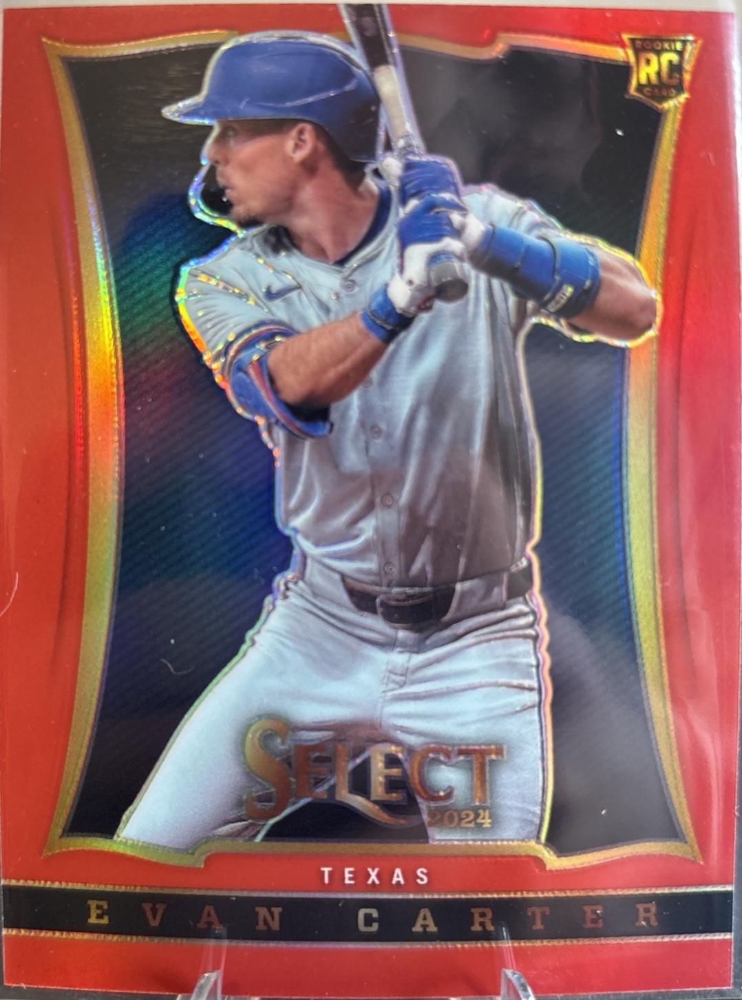 Evan Carter [Red Prizm] #1