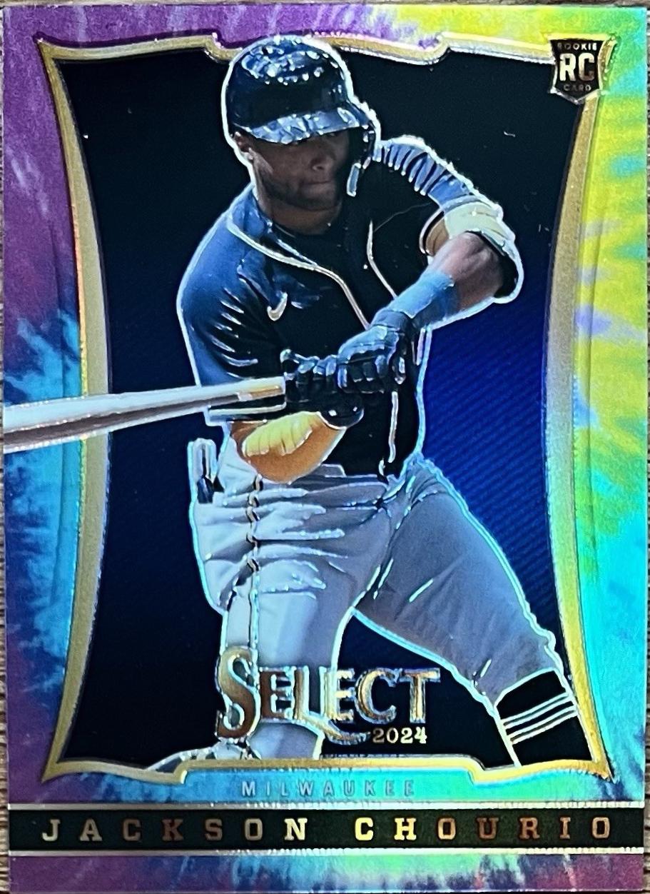 Jackson Chourio [Tie-Dye Prizm] #12