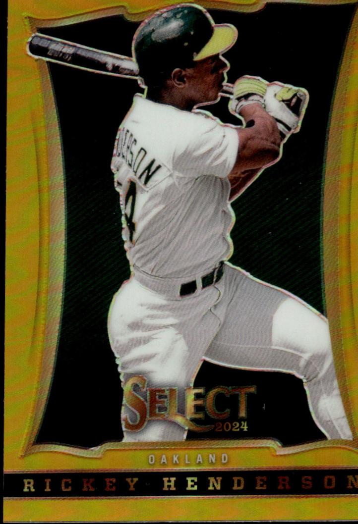 Rickey Henderson [Gold Prizm] #22