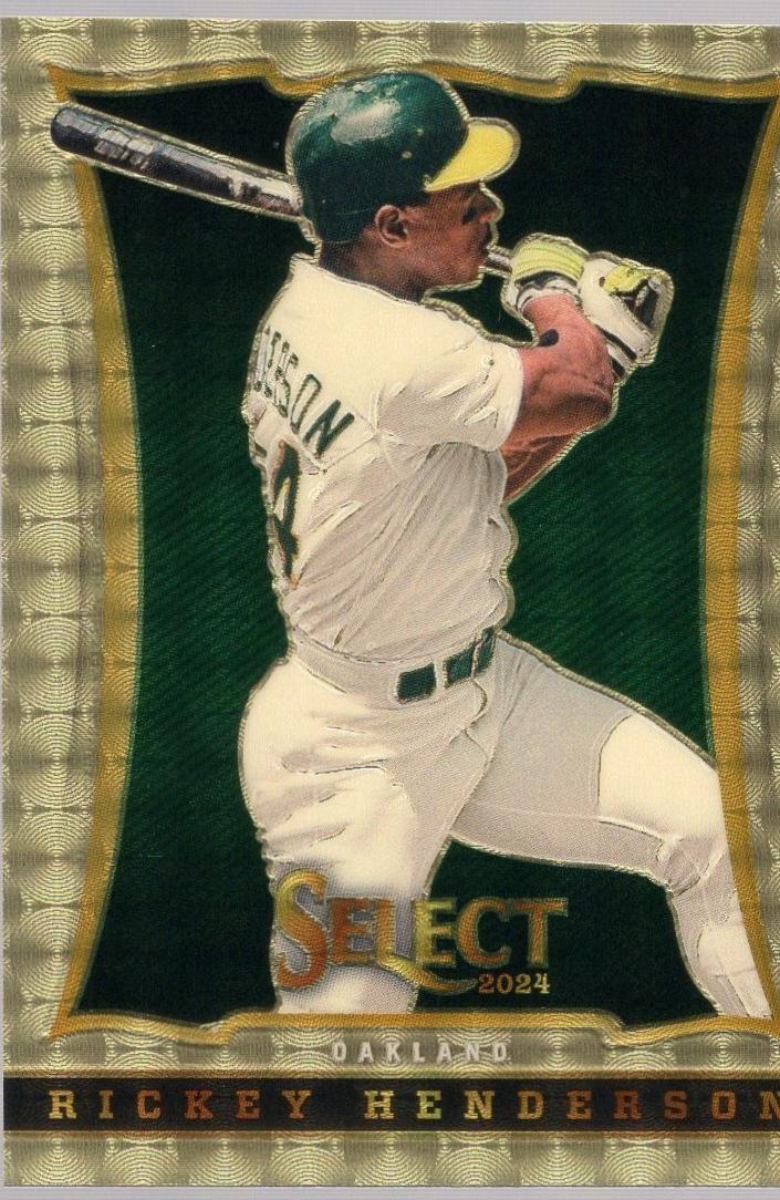 Rickey Henderson [Gold Vinyl Prizm] #22