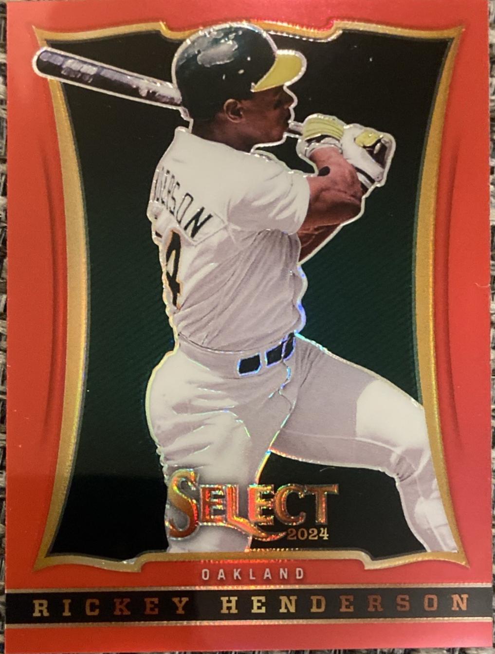Rickey Henderson [Red Prizm] #22