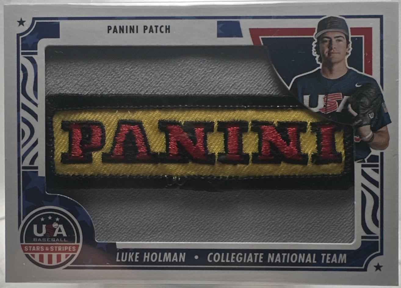 Luke Holman [Panini Patch] #JM-HOL