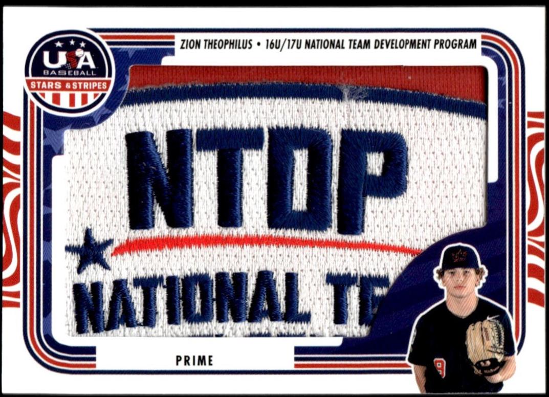 Zion Theophilus [Panini Patch] #JM-THE
