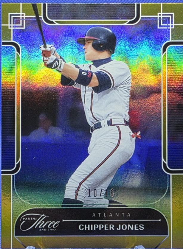 Chipper Jones [Holo Gold] #100