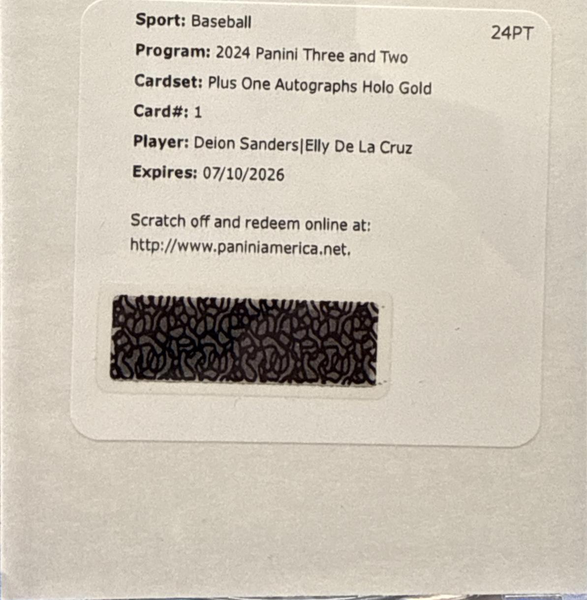 Elly De La Cruz / Deion Sanders [Holo Gold] #1