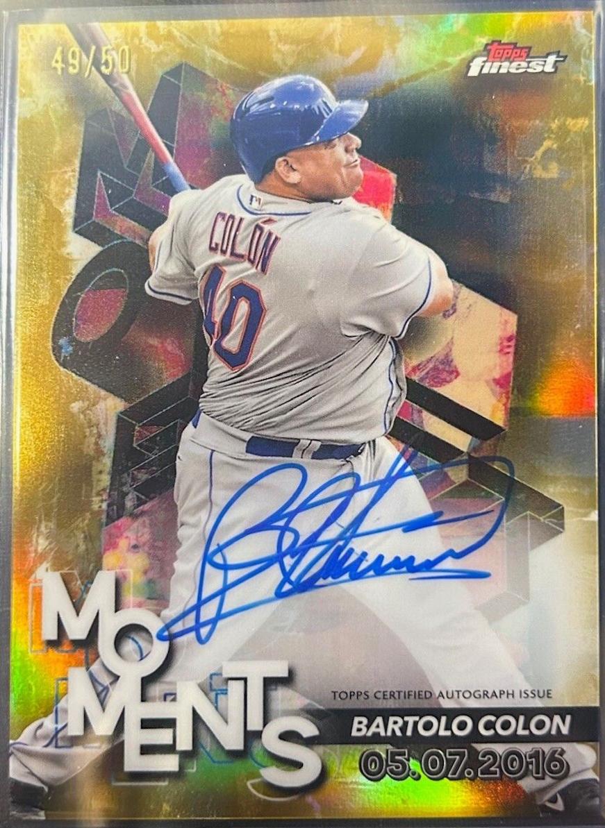 Bartolo Colon [Gold Refractor] #FMA-BC