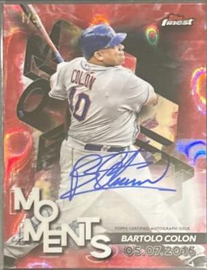 Bartolo Colon [Red Lava Refractor] #FMA-BC