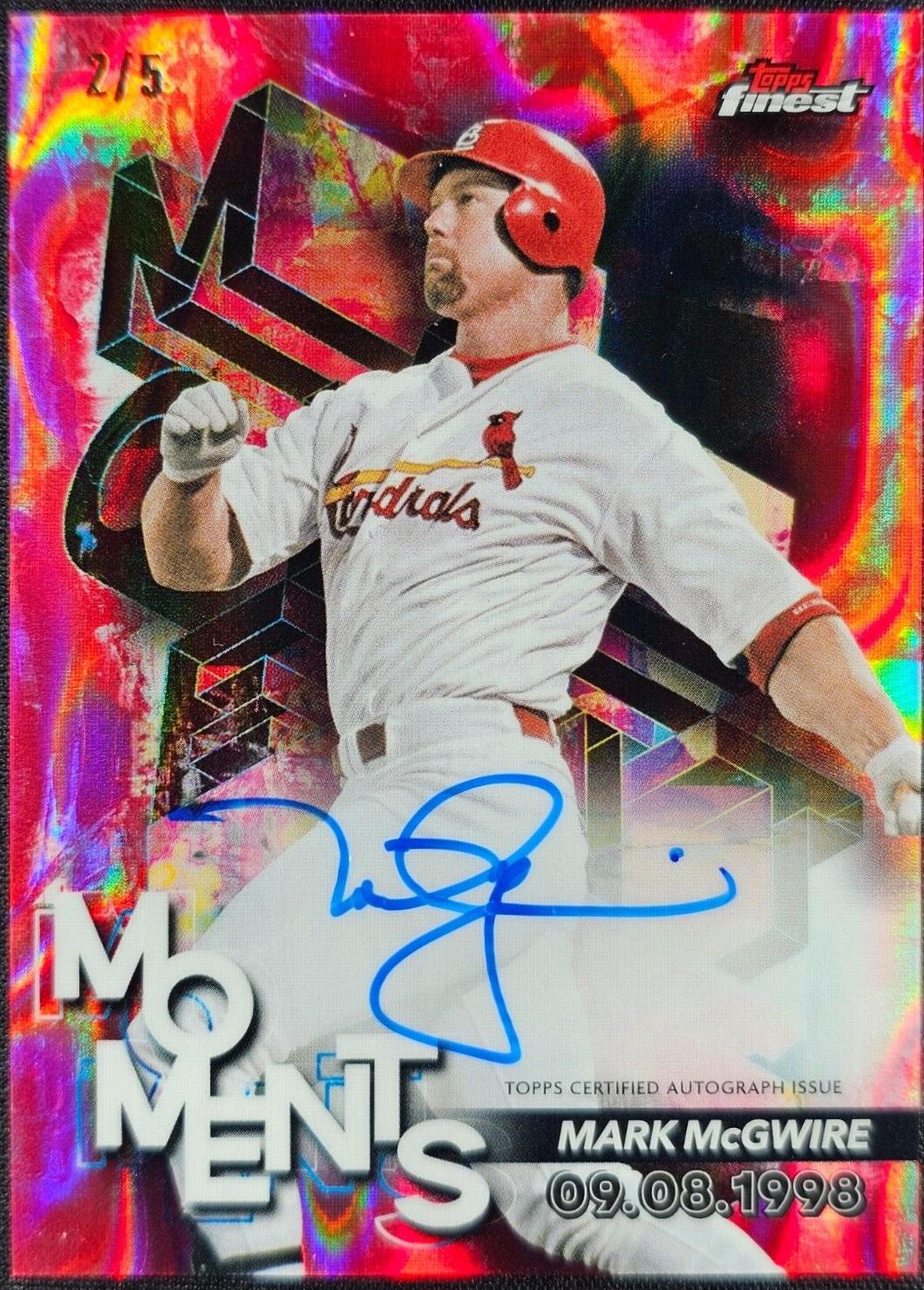 Mark McGwire [Red Lava Refractor] #FMA-MM