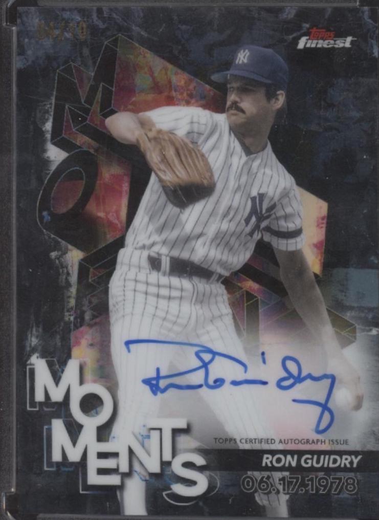 Ron Guidry [Black Refractor] #FMA-RG