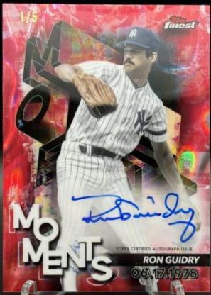 Ron Guidry [Red Lava Refractor] #FMA-RG