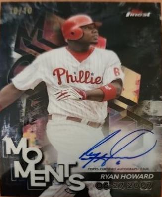 Ryan Howard [Black Refractor] #FMA-RH