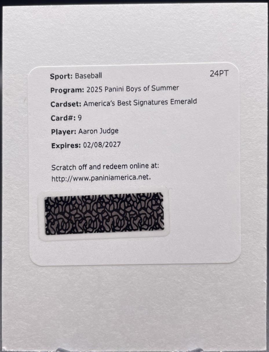 Aaron Judge [Emerald] #9