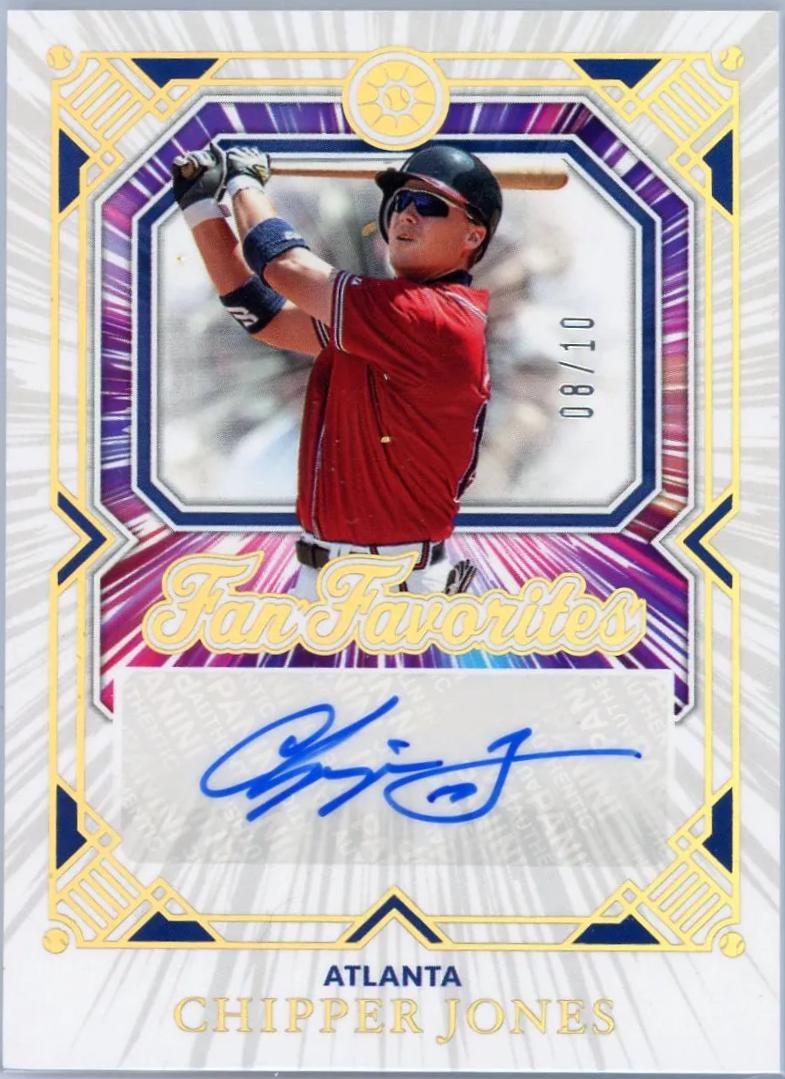 Chipper Jones [Holo Gold] #25