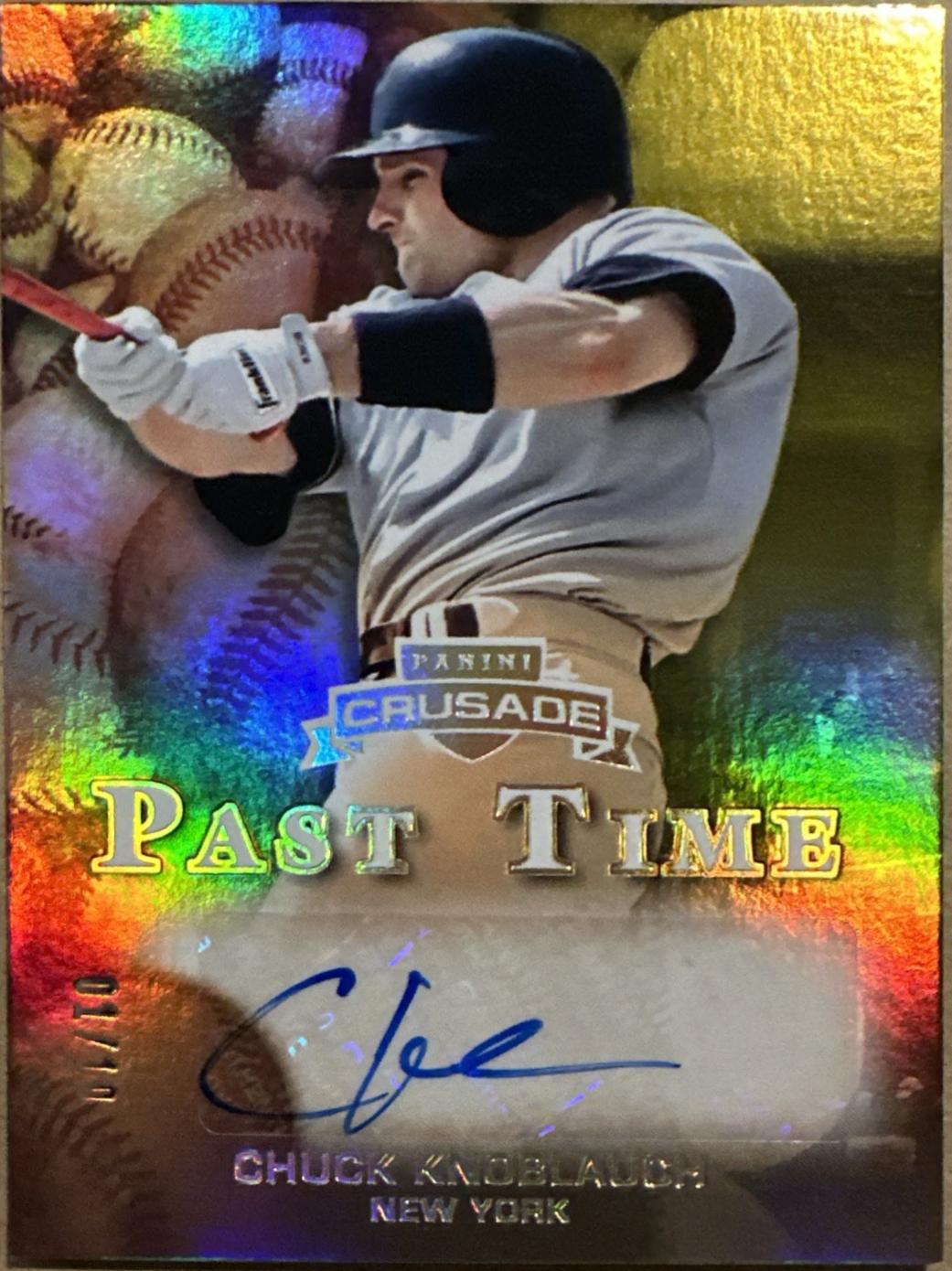 Chuck Knoblauch [Gold] #PTS-CK