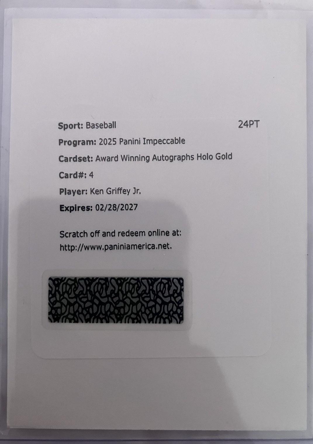 Ken Griffey Jr. [Holo Gold] #4