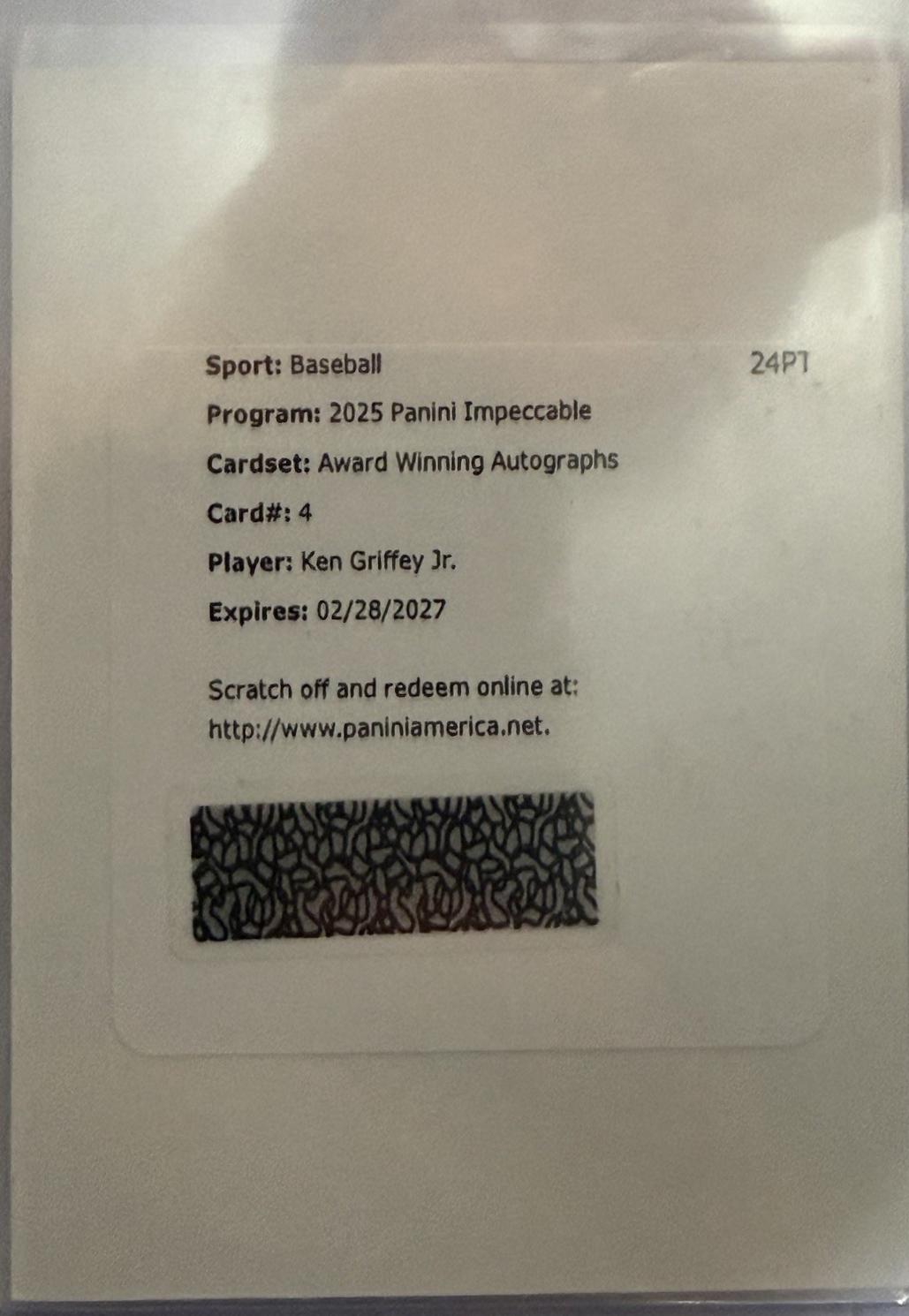 Ken Griffey Jr. [Holo Silver] #4