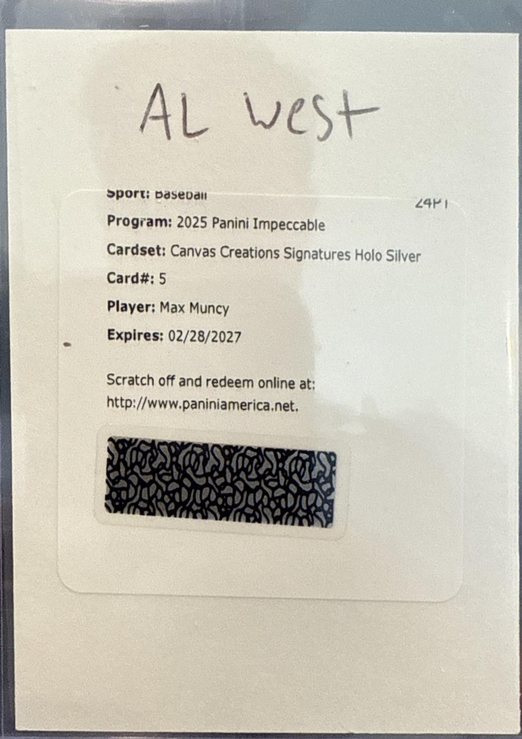 Max Muncy [Holo Silver] #5