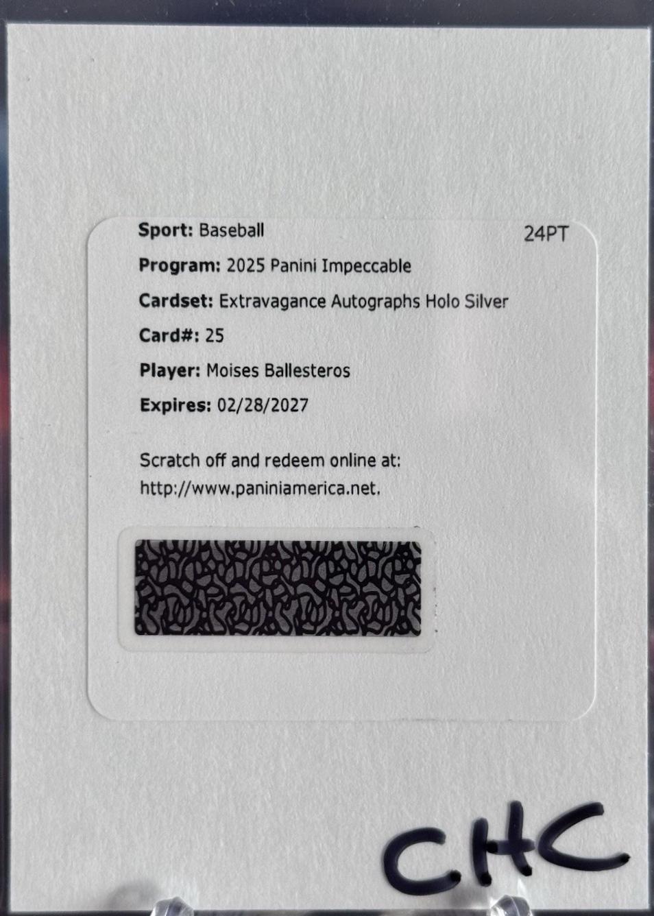 Moises Ballesteros [Holo Silver] #25