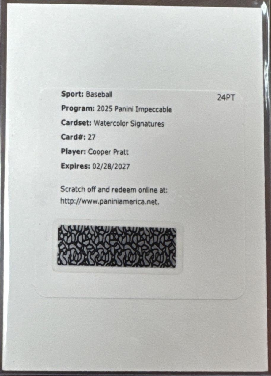 Cooper Pratt #27