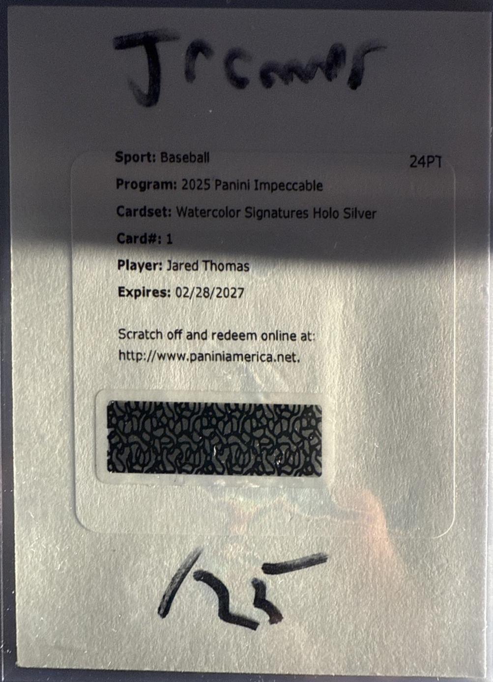 Jared Thomas [Holo Silver] #1