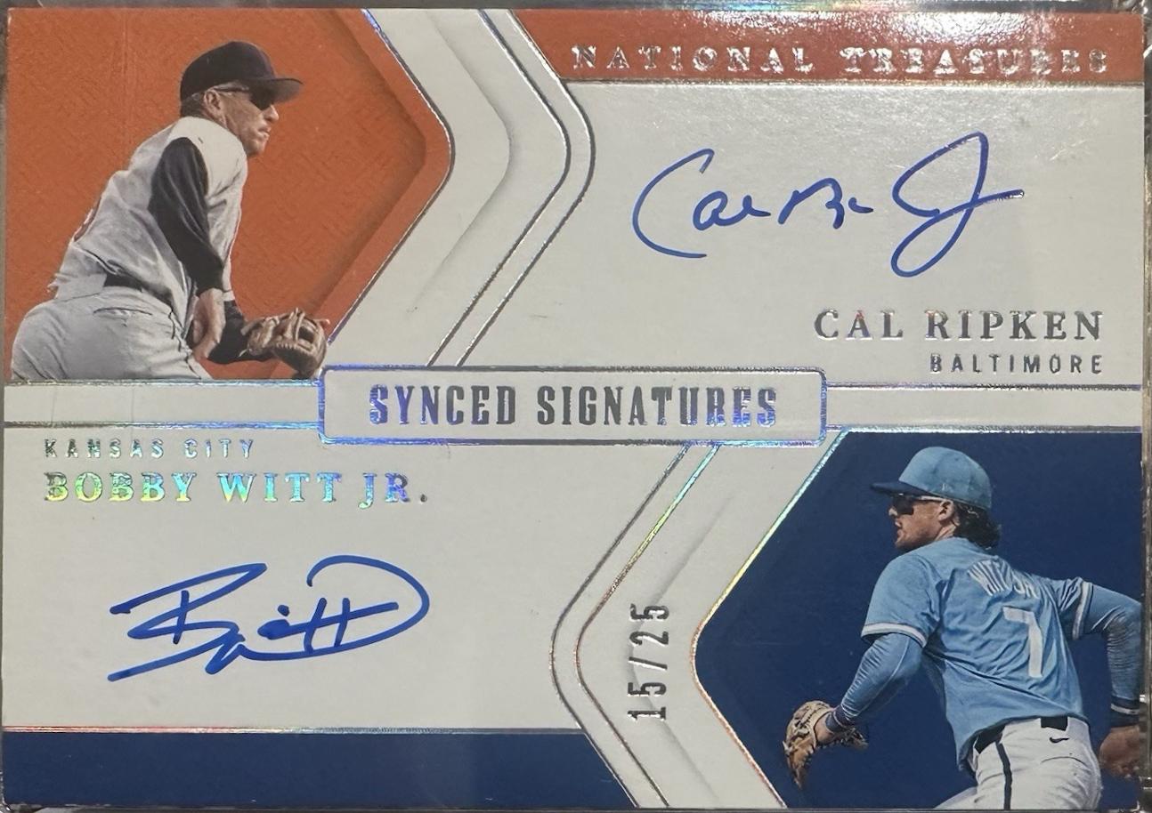 Cal Ripken / Bobby Witt Jr. [Purple] #15