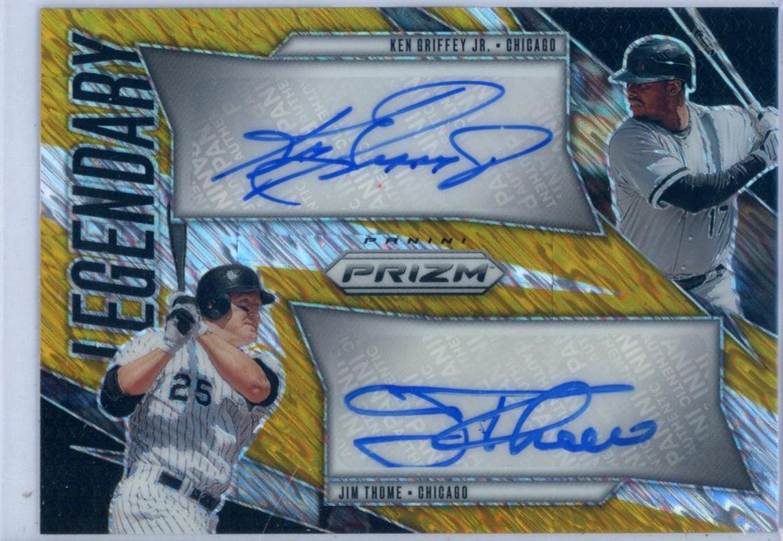 Jim Thome/Ken Griffey Jr. [Gold Shimmer] #1