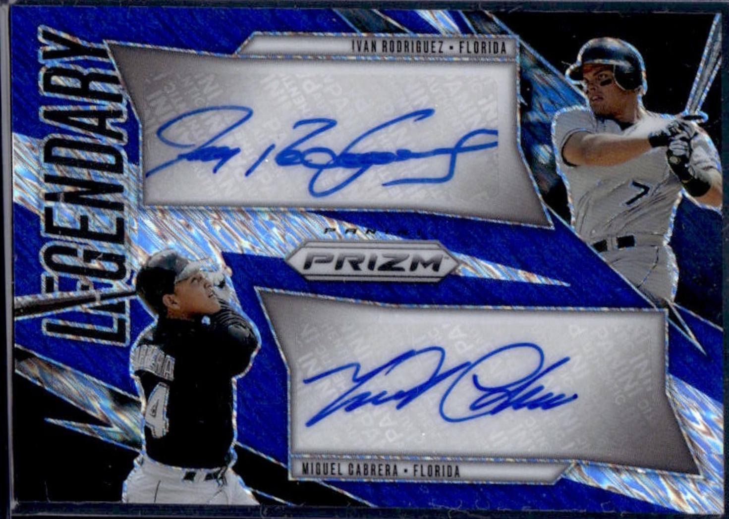Miguel Cabrera/Ivan Rodriguez [Blue Shimmer] #2